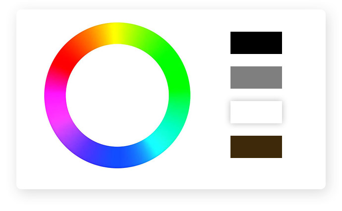 Der Farbkreis und die neutralen Farben