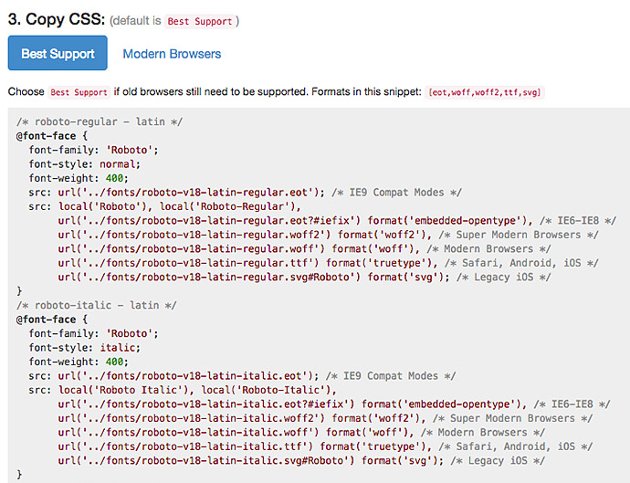 CSS-Code
