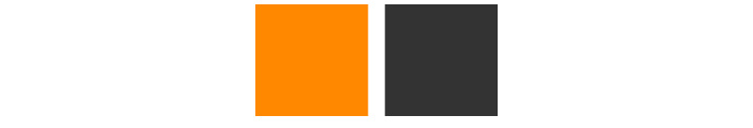 Fallstudie Webdesign – So einfach habe ich zwei Webdesigns optimiert 6 farbkombination-orange-grau
