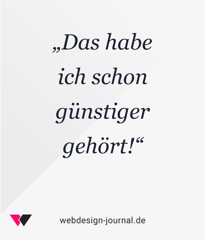 Webdesign günstiger bekommen.