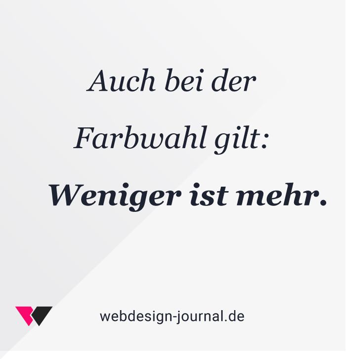 Farbwahl im Webdesign