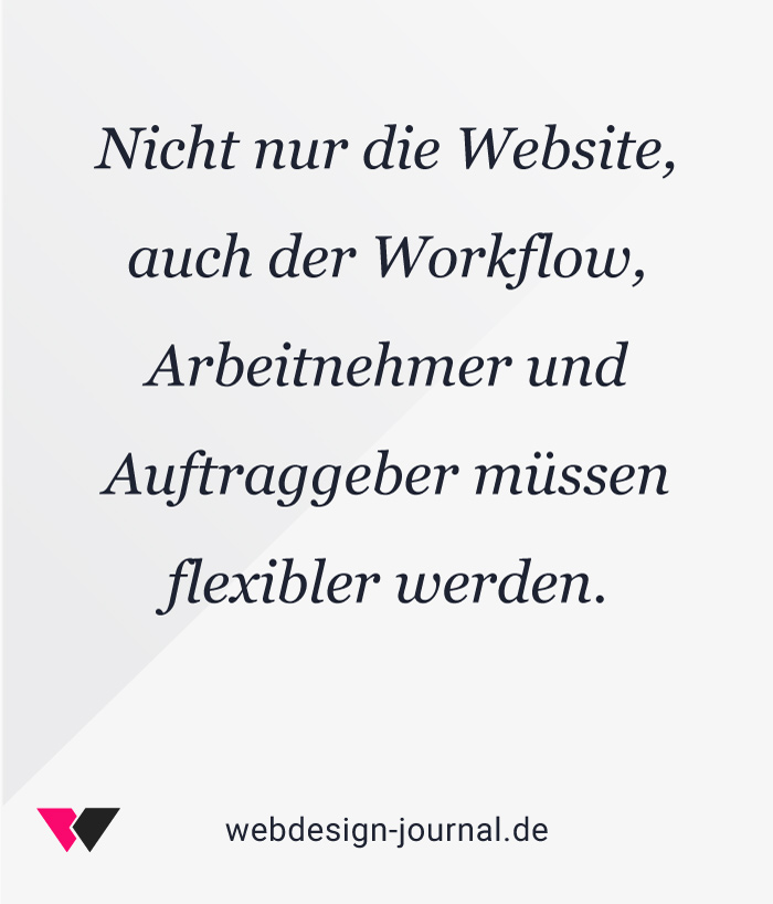 Anforderungen an den Workflow im responsiven Webdeisgn