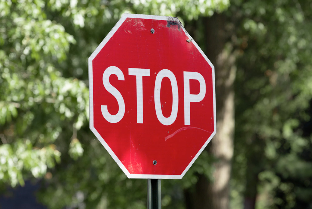 Farbwirkung Rot Stopschild