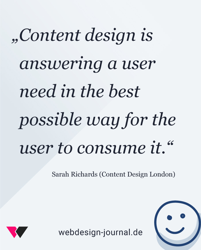 Content Design & User Needs