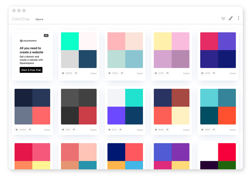 Über 30 Farb-Tools um Farbpaletten & Farbverläufe zu gestalten und zu
