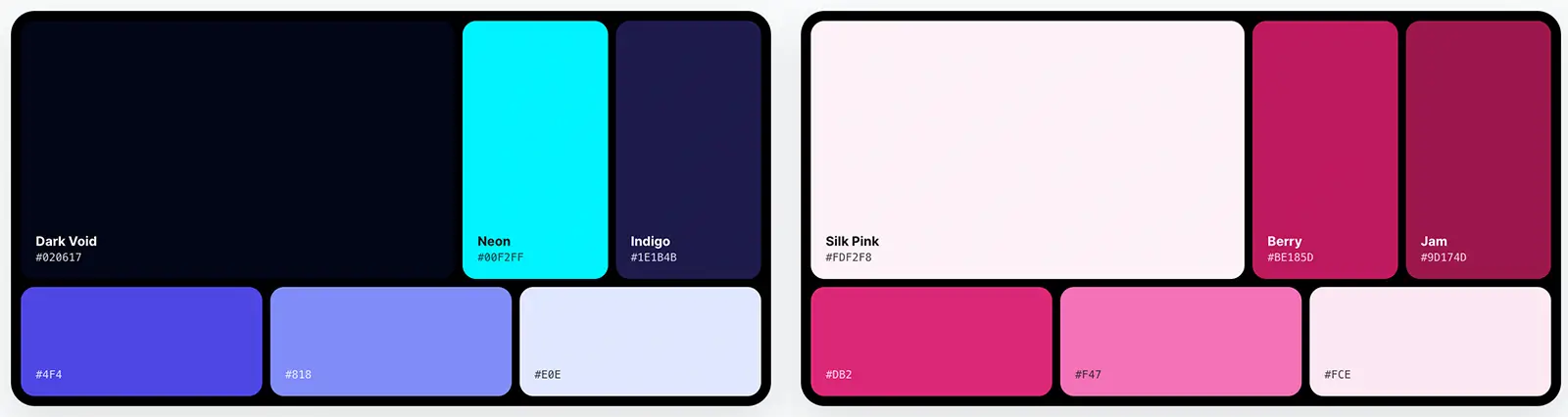 Moodboard erstellen – Anleitung, KI-Workflow und Tools für Designer 4 Farbpaletten
