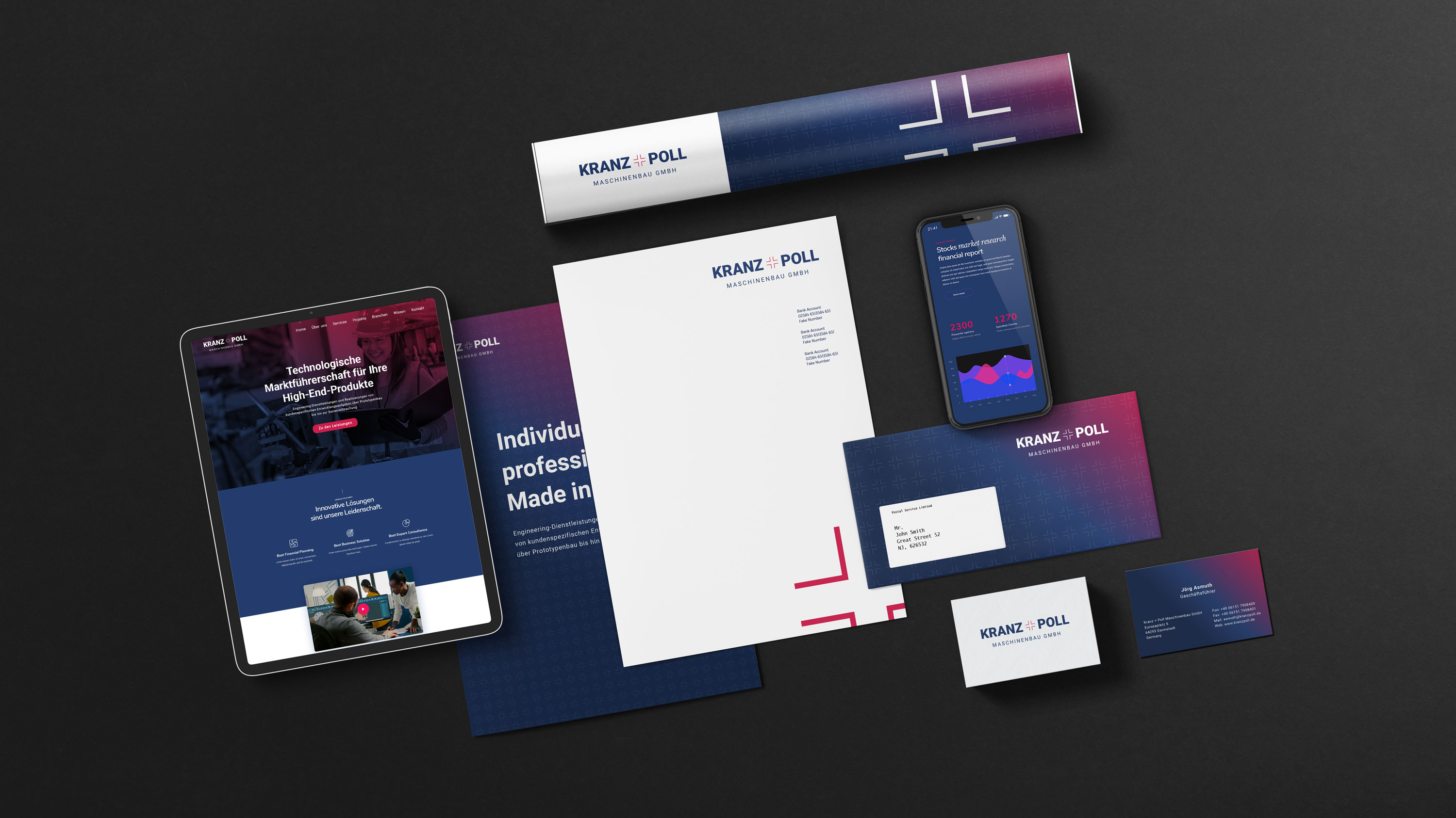 Mockups im Corporate Design