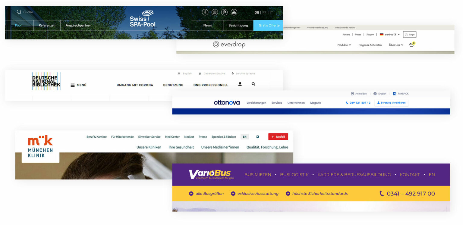 Der perfekte Website-Header – Artikel im Webdesign Journal