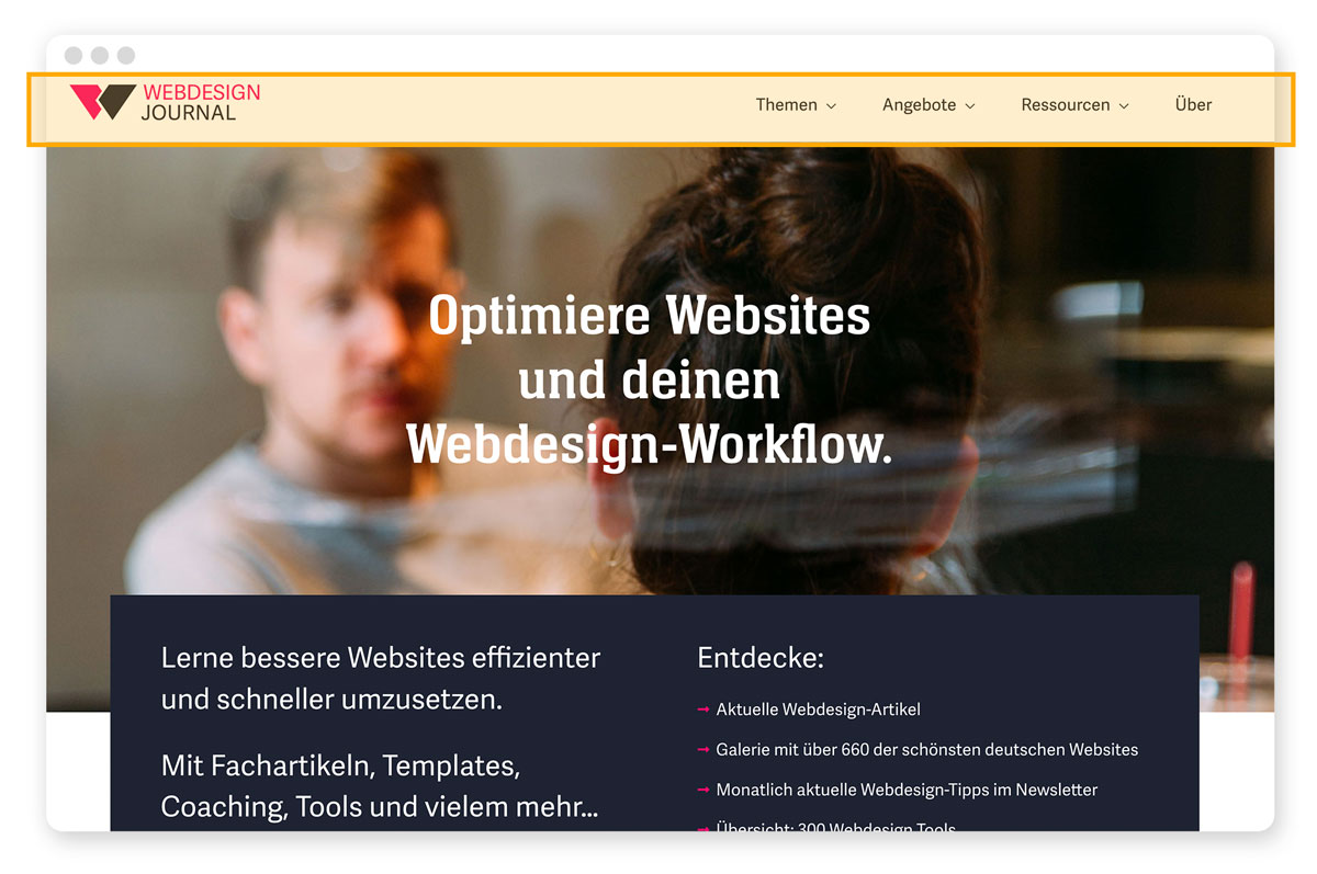 Der Website-Header – 10 Tipps für den perfekten ersten Eindruck 1