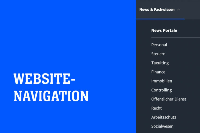 Website-Navigation