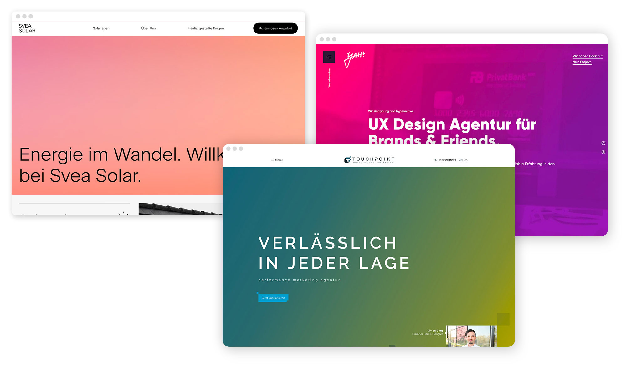Farbverläufe im Webdesign: Design-Tipps & Trends 12
