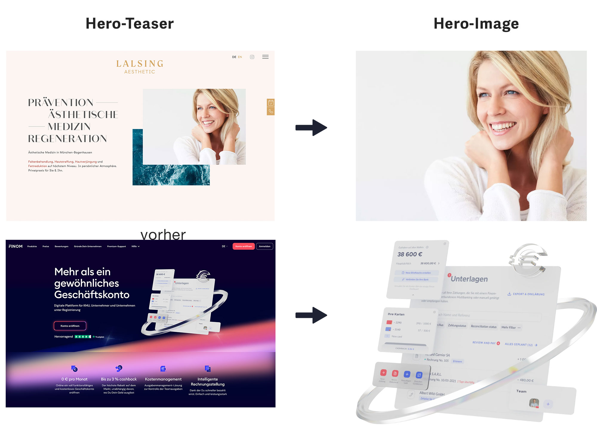 Die Hero Section – so beginnt die Website mit einem erfolgreichen Eyecatcher 1