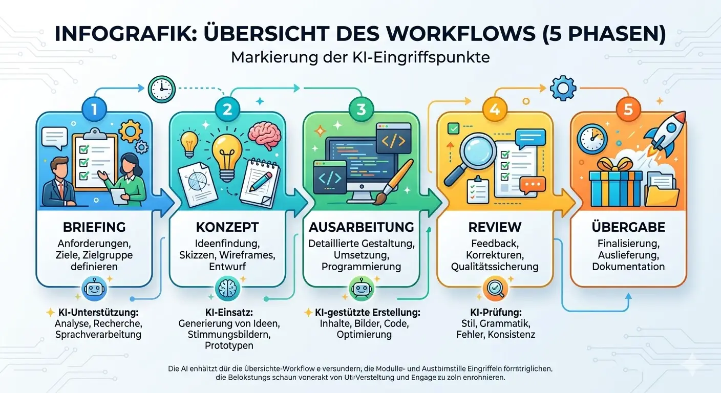 KI-Workflow für Designer – Schritt fur Schritt vom Briefing bis zum Ergebnis 1