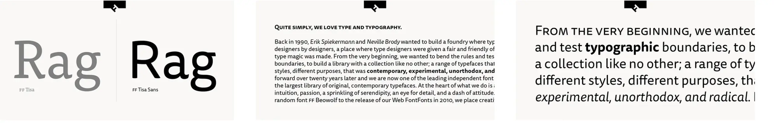 Die über 120 beliebtesten und besten Adobe Fonts 22 Schriftmuster der FF Tisa Sans bei Adobe Fonts