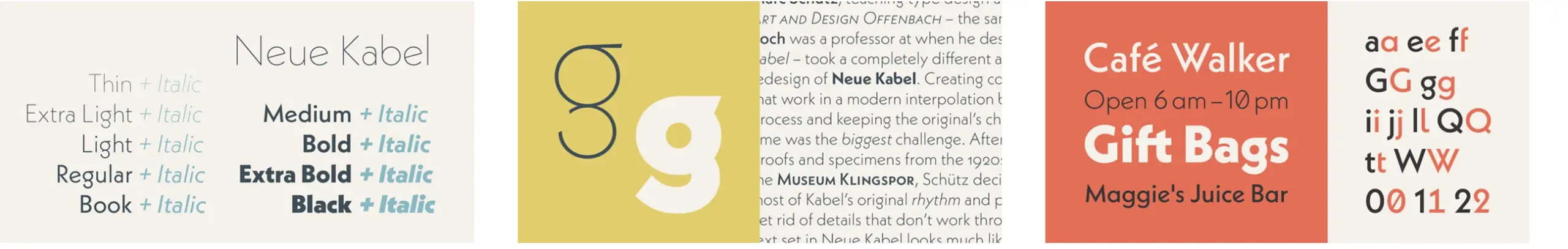 Die über 120 beliebtesten und besten Adobe Fonts 26 Schriftmuster der Neue Kabel bei Adobe Fonts