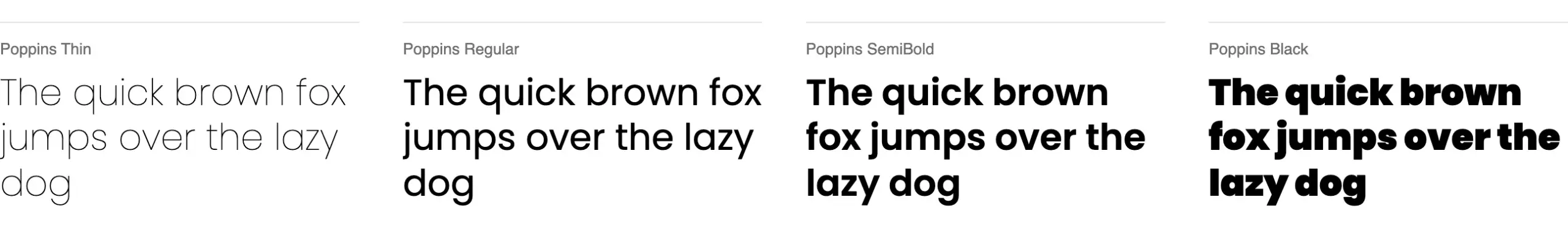 Die über 120 beliebtesten und besten Adobe Fonts 31 Schriftmuster der Poppins bei Adobe Fonts