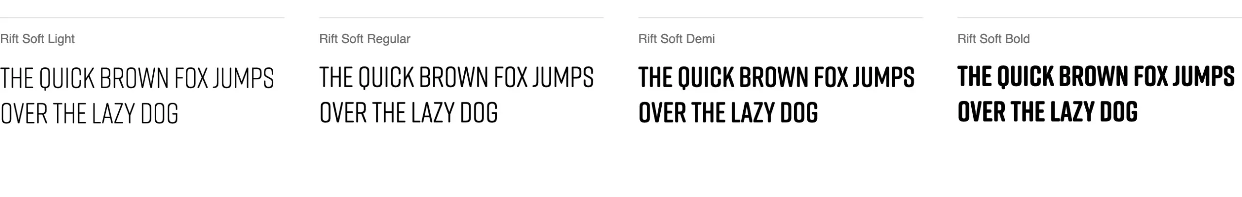 Die über 120 beliebtesten und besten Adobe Fonts 83 Schriftmuster der Rift Soft bei Adobe Fonts