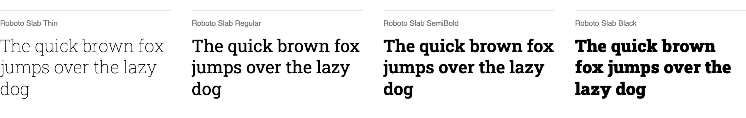 Die über 120 beliebtesten und besten Adobe Fonts 104 Schriftmuster der Roboto Slab bei Adobe Fonts