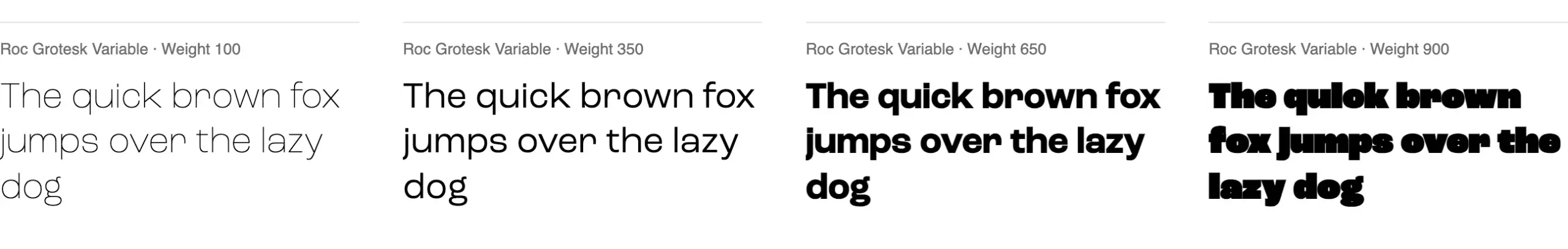 Die über 120 beliebtesten und besten Adobe Fonts 107 Schriftmuster der Roc Grotesk Variable bei Adobe Fonts