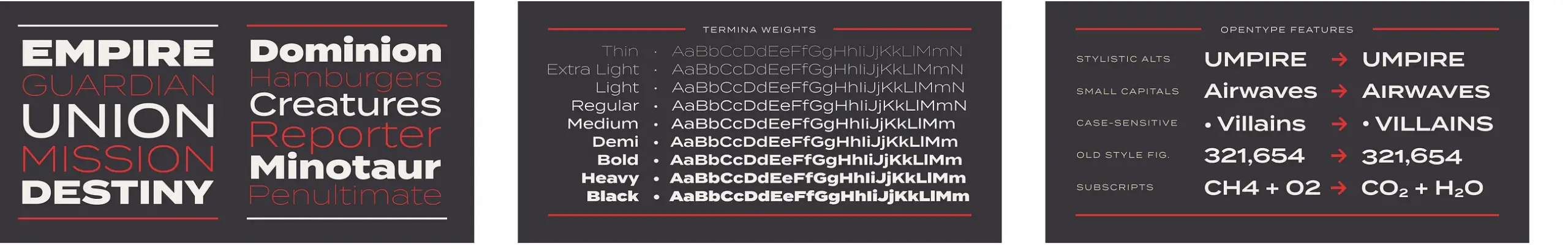 Die über 120 beliebtesten und besten Adobe Fonts 32 Schriftmuster der Termina bei Adobe Fonts